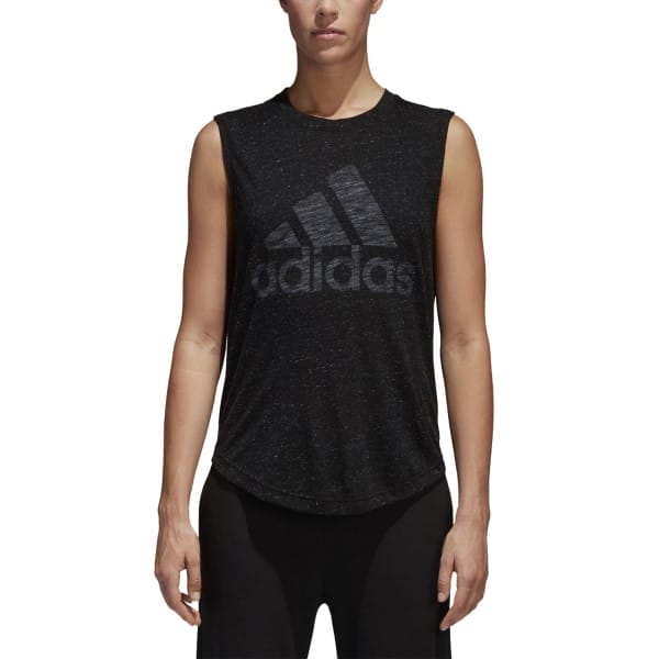 Fitness Mania - Adidas ID Winners Womens Casual Muscle Tank Top - Black