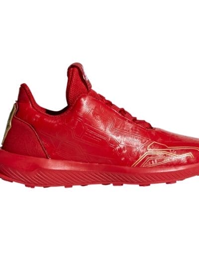 Fitness Mania - Adidas RapidaRun Avengers Iron Man - Kids Boys Running Shoes - Scarlet/Gold
