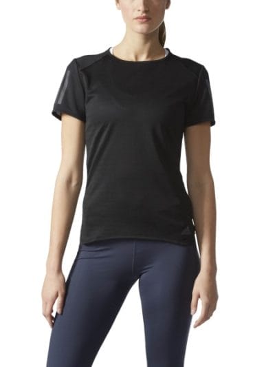 Fitness Mania - Adidas Response Womens Running T-Shirt - Black