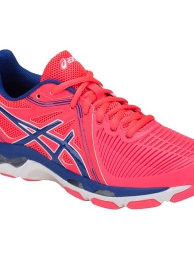 Fitness Mania - Asics Gel Netburner Ballistic - Womens Netball Shoes - Diva Pink/Monaco Blue