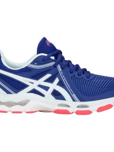 Fitness Mania - Asics Gel Netburner Ballistic - Womens Netball Shoes - Monaco Blue/Soothing Sea