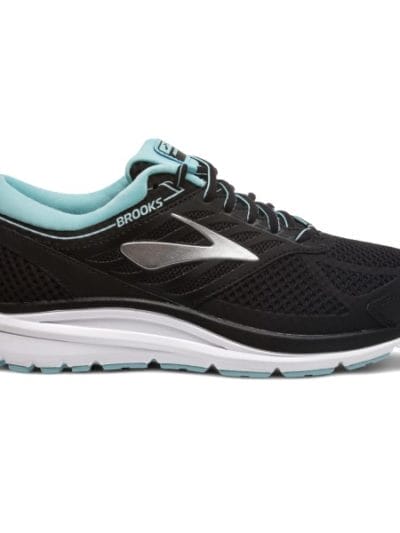 Fitness Mania - Brooks Addiction 13 - Womens Running Shoes - Black/Angel Blue/Silver