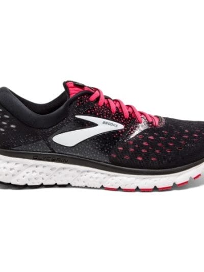 Fitness Mania - Brooks Glycerin 16 - Womens Running Shoes - Black/Pink/Grey