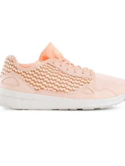 Fitness Mania - Le Coq Sportif LCS R Flow Woven - Womens Casual Shoes - Peach Puree/Tan