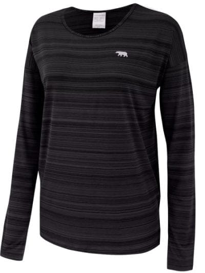 Fitness Mania - Running Bare Cosmic Long Sleeve Womens Training T-Shirt - Black