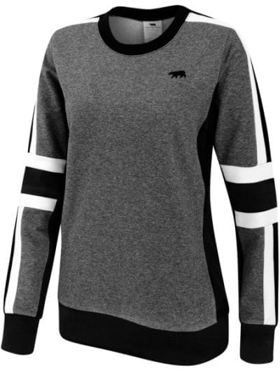 Fitness Mania - Running Bare Future Forward Womens Crew Neck Training Sweatshirt - Charcoal Marle