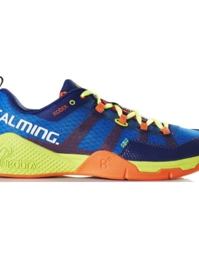 Fitness Mania - Salming Kobra Mens Court Shoes - Blue/Yellow