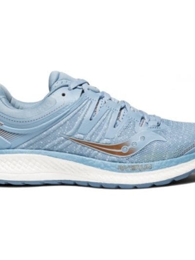 Fitness Mania - Saucony Hurricane ISO 4 - Womens Running Shoes - Light Blue/Denim/Copper