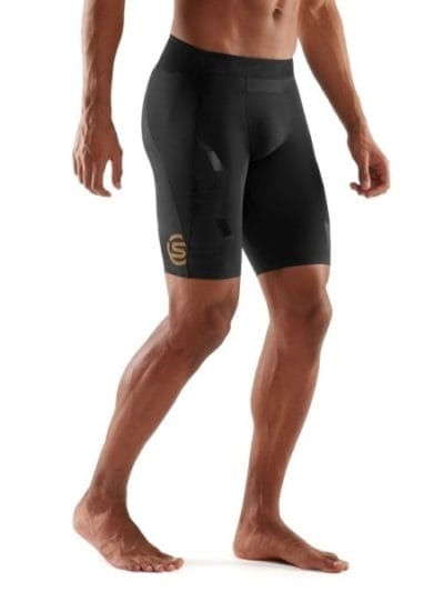 Fitness Mania - Skins A400 Mens Compression Half Tights - Oblique