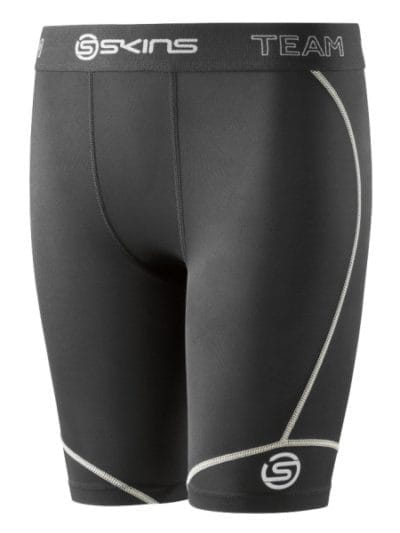 Fitness Mania - Skins DNAmic Team Youth Kids Compression Half Tights - Black