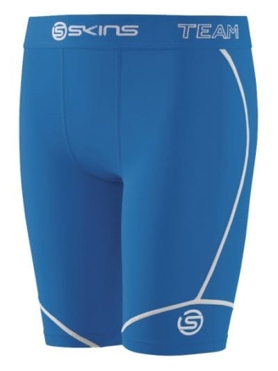 Fitness Mania - Skins DNAmic Team Youth Kids Compression Half Tights - Royal Blue