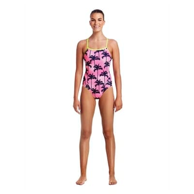 Fitness Mania - Funkita Ladies Single Strap One Piece Pop Palms