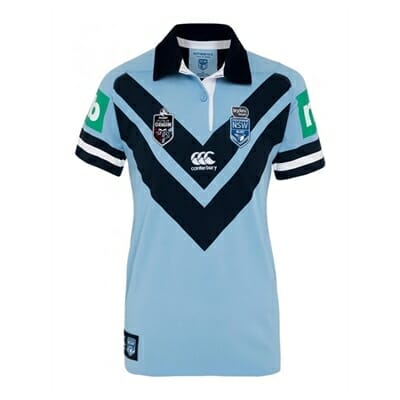 Fitness Mania - NSW State of Origin Classic SS Jersey Womens 2018