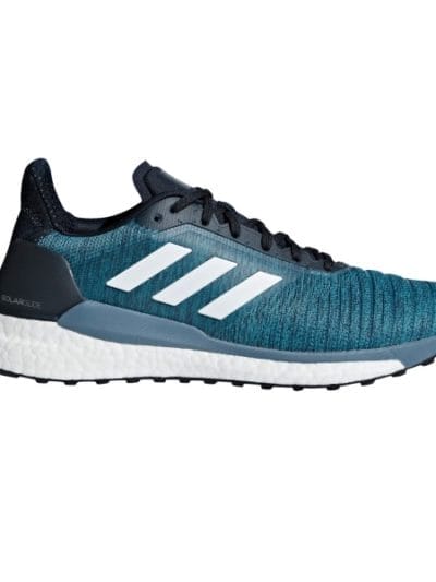 Fitness Mania - Adidas Solar Glide - Mens Running Shoes - Legend Ink/White/Hi Res Aqua