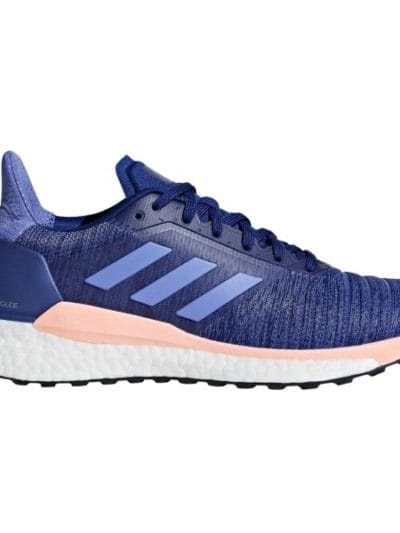 Fitness Mania - Adidas Solar Glide - Womens Running Shoes - Mystery Ink/Real Lilac/Clear Orange
