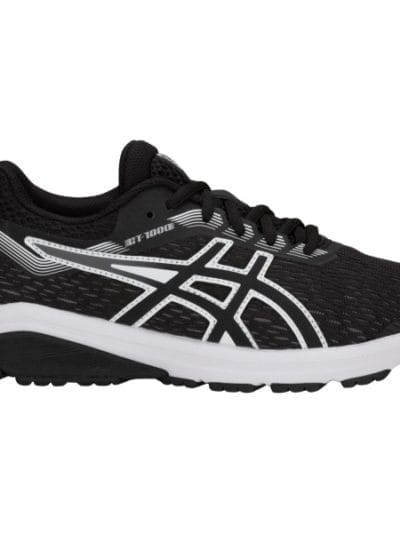 Fitness Mania - Asics GT-1000 7 GS - Kids Running Shoes - Black/White