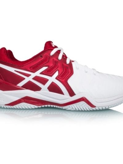 Fitness Mania - Asics Gel Resolution 7 Clay Novak Djokovic - Mens Tennis Shoes - Red/White/Silver