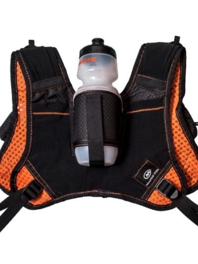 Fitness Mania - Orange Mud HydraQuiver Trail Running Vest Pack 1 2.0 - Black/Orange