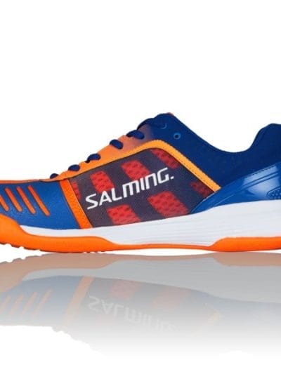 Fitness Mania - Salming Falco Mens Court Shoes - Blue/Orange