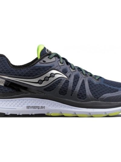 Fitness Mania - Saucony Echelon 6 - Mens Running Shoes - Navy/Citron