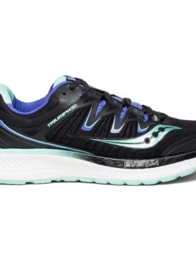 Fitness Mania - Saucony Triumph ISO 4 - Womens Running Shoes - Black/Aqua/Violet