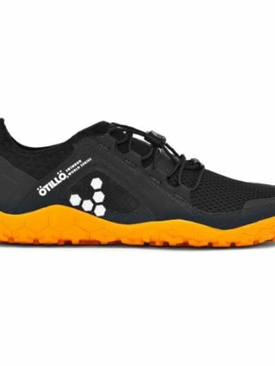 Fitness Mania - Vivobarefoot Primus Swimrun FG Mesh - Mens Trail Running Shoes - Black/Orange