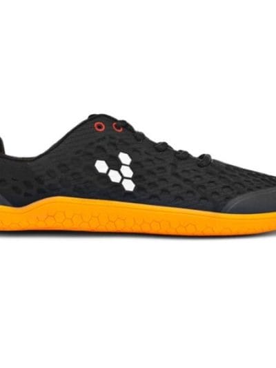 Fitness Mania - Vivobarefoot Stealth 2 Otillo Mens Running Shoes - Black/Orange