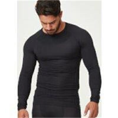 Fitness Mania - Charge Compression Long Sleeve Top - XS - Black