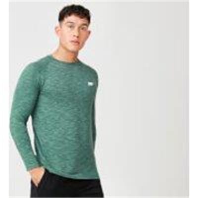 Fitness Mania - Performance Long-Sleeve Top - L - Dark Green Marl