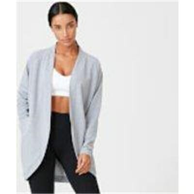 Fitness Mania - Superlite Cardigan - L - Grey Marl