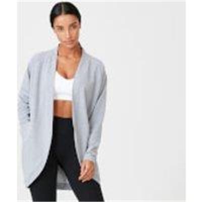 Fitness Mania - Superlite Cardigan - M - Grey Marl