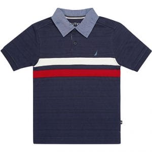 Fitness Mania - BOYS CHEST STRIPE HERITAGE POLO