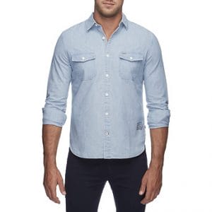 Fitness Mania - DENIM LONG SLEEVE SHIRT