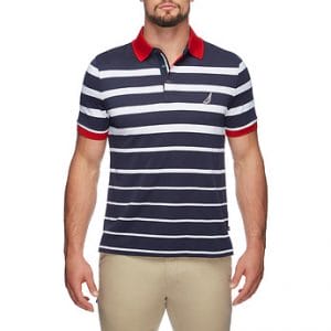 Fitness Mania - ENGINEERED STRIPE MOISTURE WICKING POLO