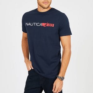 Fitness Mania - NAUTICA 83 STRIPE SHORT SLEEVE TEE