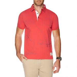 Fitness Mania - SOFT PRINT JERSEY POLO SHIRT