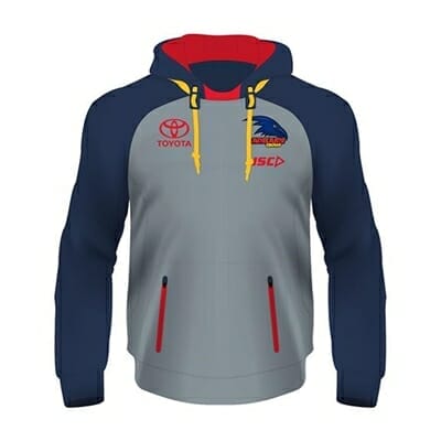 Fitness Mania - Adelaide Crows Ladies Pullover Squad Hoody 2018