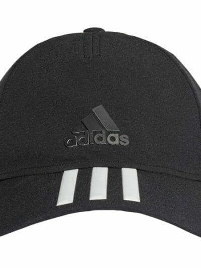 Fitness Mania - Adidas C40 3-Stripes Climalite Running Cap - Black/White
