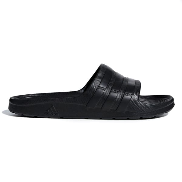 Fitness Mania - Adidas Duramo Slides - Mens Casual Slides - Triple Core Black
