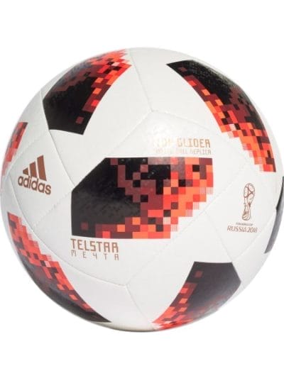 Fitness Mania - Adidas FIFA World Cup Knockout Top Glider Soccer Ball - Size 5 - White/Solar Red/Black