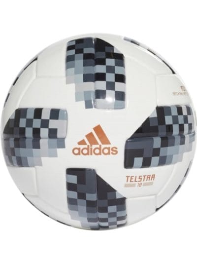 Fitness Mania - Adidas FIFA World Cup Mini Soccer Ball - White/Black/Silver Metallic