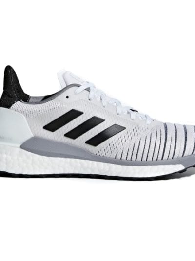 Fitness Mania - Adidas Solar Glide - Womens Running Shoes - Footwear White/Core Black/Grey
