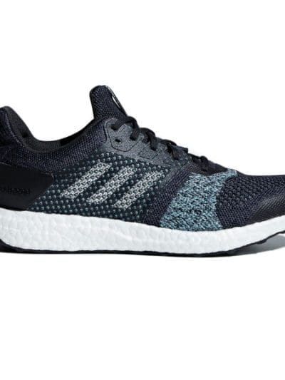 Fitness Mania - Adidas Ultra Boost ST Parley - Mens Running Shoes - Legend Ink/Clear Mint/High-Res Aqua