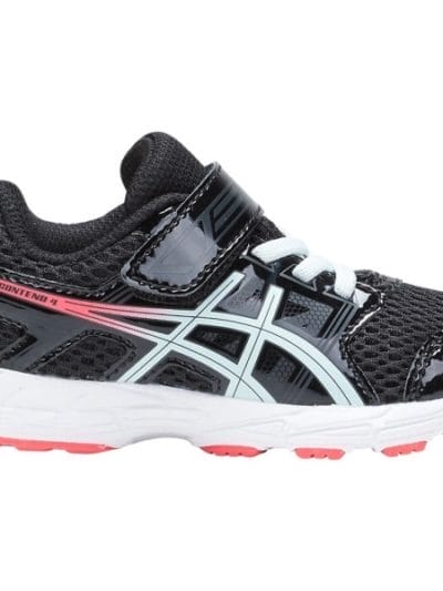 Fitness Mania - Asics Contend 4 TS - Kids Girls Running Shoes - Black/Soothing Sea