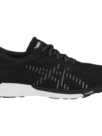 Fitness Mania - Asics FuzeX Rush Adapt - Womens Casual Shoes - Black/White/Dark Grey
