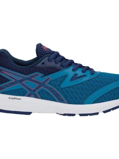 Fitness Mania - Asics Gel Amplica GS - Kids Boys Running Shoes - Race Blue/Deep Ocean