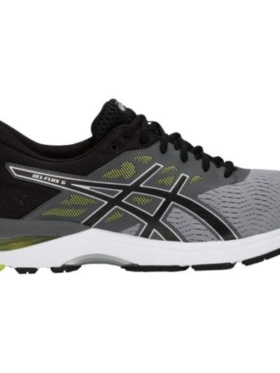 Fitness Mania - Asics Gel Flux 5 - Mens Running Shoes - Stone Grey/Black