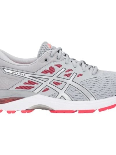 Fitness Mania - Asics Gel Flux 5 - Womens Running Shoes - Mid Grey/Silver