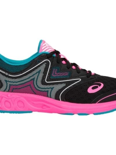 Fitness Mania - Asics Gel Noosa GS - Kids Girls Running Shoes - Black/Hot Pink
