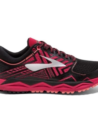 Fitness Mania - Brooks Caldera 2 - Womens Trail Running Shoes - Pink/Black/Coral